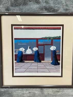 Vintage Frank Whipple "SWEET DREAMS"-Signed Artist Proof Matted & Framed